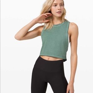 lululemon cropped muscle tank
